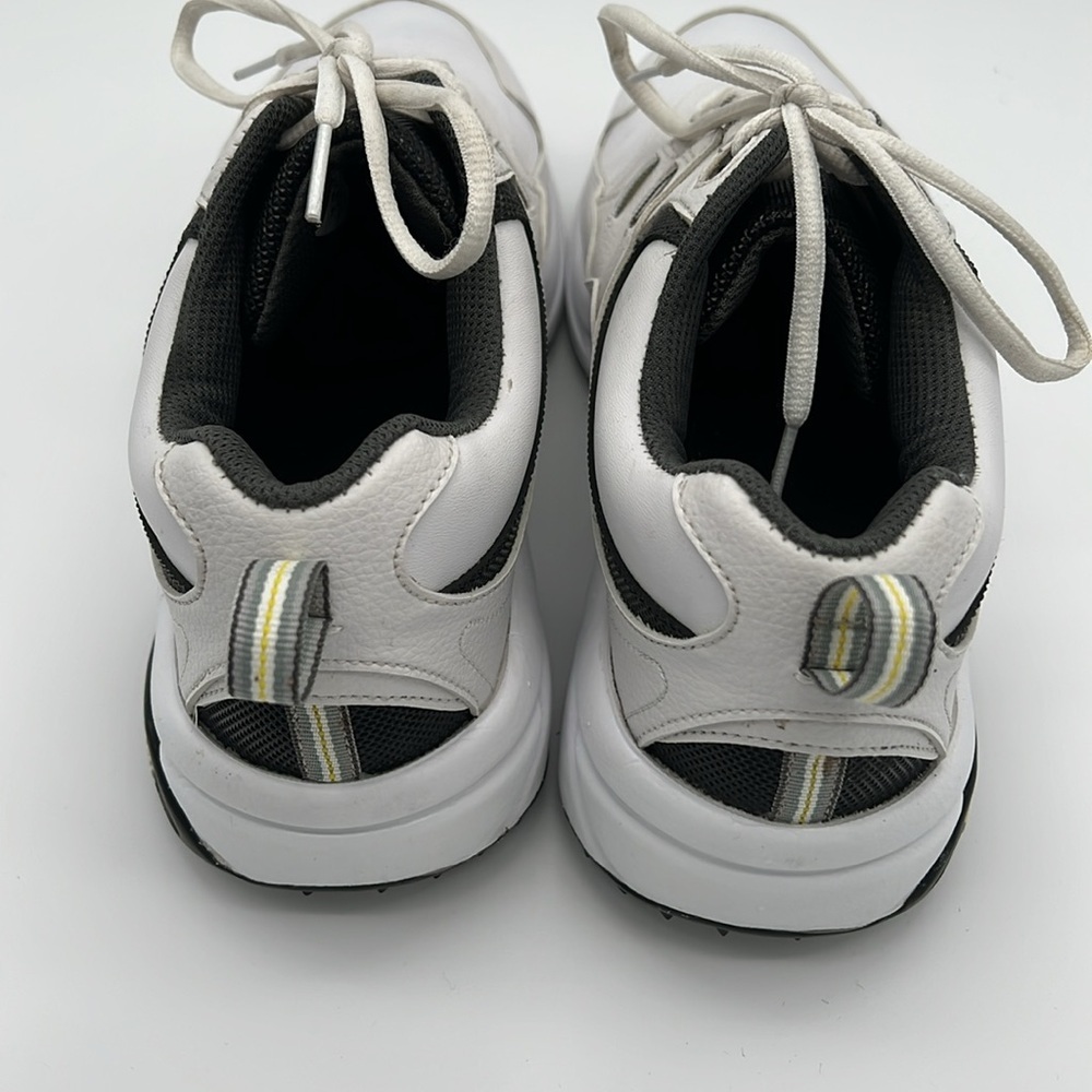 Footjoy Greenjoys 45335 Men's White Synthetic Leather Lace Up Golf Shoes Size 10 - Picture 6 of 8